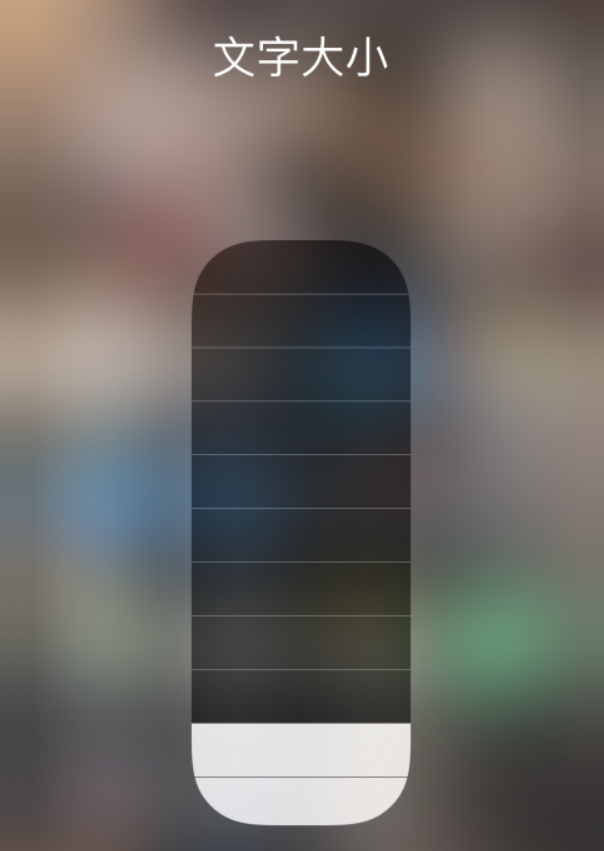 丛台苹果手机维修分享小技巧：在 iPhone 控制中心快速调节字体大小 